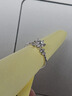 慕璨（OWN SHINE）【官方正品】柏林情書鉑金戒指60分培育鉆結(jié)婚求婚戒指送女友禮物 【主石0.7ct±0.05】 11號 曬單實(shí)拍圖