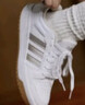adidas ENTRAP美式校園風(fēng)低幫運(yùn)動(dòng)板鞋少年感復(fù)古籃球鞋阿迪達(dá)斯 白/金色   41 曬單實(shí)拍圖