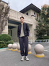 JASONWOOD官方男士高端品牌外套男秋季2025新款立領(lǐng)上衣修身夾克棒球領(lǐng)男裝 高檔黑色立領(lǐng)【現貨速達】 春秋款 2XL 曬單實(shí)拍圖