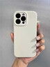 派派咪適用蘋(píng)果16promax新款手機殼iPhone15Pro液態(tài)硅膠Max防摔保護套14超薄女13/12鏡頭全包男高級感殼 【古董白】霧感液態(tài)丨軟糯親膚丨清爽無(wú)紋丨三重防護 iPhone16prom 曬單實(shí)拍圖