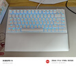 雷蛇（Razer）黑寡婦蜘蛛V4 75% 熱插拔鍵盤(pán)  GASKET結構 客制化鍵盤(pán) RGB背光 電競游戲機械鍵盤(pán) 白色 曬單實(shí)拍圖