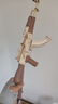 若客（ROKR）AK47玩具槍積木槍手工diy拼裝模型槍皮筋槍七夕情人節(jié)禮物男孩 曬單實(shí)拍圖