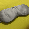BDAC 真絲睡眠眼罩 桑蠶絲遮光透氣睡眠男女通用睡覺(jué)午睡旅行 霧霾藍(lán) 曬單實(shí)拍圖