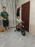 飛鴿兒童自行車3-6-10-12歲帶輔助輪小孩兒童折疊自行車腳踏單車 紅色 一體輪 避震前叉 后座版 16寸【適合105-135厘米】 曬單實(shí)拍圖