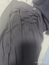 利郎青年商務(wù)男裝【周翔宇聯(lián)名】休閑褲男薄絨通勤闊版長褲Q4DXK301 黑色 33 (175/84A) 曬單實拍圖