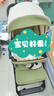 夢(mèng)多福嬰兒推車(chē)可坐可躺0-6歲3口袋推車(chē)可折疊帶減震寶寶遛娃車(chē)神器輕便 蘇古綠+雙向可躺+涼席+蚊帳+杯架 曬單實(shí)拍圖