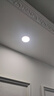 歐普照明（OPPLE）led筒燈6W吊頂孔燈超薄嵌入式走廊過道天花燈辦公商用 開孔85-100 暖白光(10個(gè)裝) 曬單實(shí)拍圖