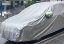 智國者車衣全車罩遮陽防曬防雨隔熱刮風塵保護帕薩特朗逸速騰寶來轎汽車 曬單實拍圖