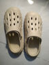 潔麗雅手術(shù)室洞洞鞋男士夏季厚底外穿防滑抗菌防臭足弓支撐醫用拖鞋男款 沙色 【99%抗菌防臭】 40-41 【標準碼】 曬單實(shí)拍圖