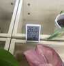 得力（deli）室內電子溫濕度計/表辦公家用壁掛桌面嬰兒房辦公用品兒童老人生日禮物帶時(shí)間+表情顯示LE517 曬單實(shí)拍圖