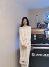 Ehangy包包女款2025年輕奢斜挎包小香風(fēng)鏈條腋下包七夕情人節(jié)禮物送女友 米白色 曬單實拍圖