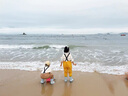 羚特趕海連體褲兒童玩水連體衣沙水服涉水服下水褲-檸檬黃 26 曬單實(shí)拍圖