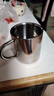 HUYO316不銹鋼水杯兒童防摔喝水牛奶杯子幼兒園定制防燙口杯雙層茶杯 316雙層水杯【中空防燙】 曬單實(shí)拍圖