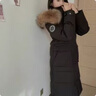 楊紫同款零下40度500g極寒鵝絨羽絨服情侶超厚哈爾濱旅游防寒外套 黑色  貉子真毛領(lǐng) 男女同款單件極寒保暖 M 充絨量420克-建議100~120斤左 曬單實拍圖