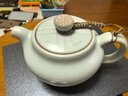 東道汝窯河南非遺2018年老東道陶瓷功夫茶具手工泡茶壺開片可養(yǎng)禮盒裝 玲瓏壺 250ML（天青） 250ml 曬單實拍圖