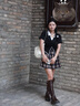 達芙妮棕色長(cháng)筒靴子女2025新款秋季百搭西部牛仔靴厚底顯瘦不過(guò)膝騎士靴 棕色【調節兩穿】單里 39 曬單實(shí)拍圖