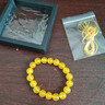 天然黃瑪瑙手串散珠水晶串珠顯白雞油黃7A收藏級男士女款珠子手鏈 10mm 曬單實(shí)拍圖