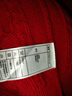 Teenie Weenie×南京云錦研究所小熊女裝2025秋季學(xué)院刺繡絞花針織 紅色 M (165) 曬單實(shí)拍圖