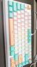 聯(lián)想（Lenovo）小新K5 Pro客制化無線機(jī)械鍵盤三模連接電競(jìng)游戲鍵盤 HIFI音煥彩RGB適配斗戰(zhàn)者筆記本 蜜桃薄荷 曬單實(shí)拍圖