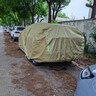 金雨保汽車車衣車罩加厚牛津布防曬防雨隔熱保護(hù)罩遮陽防塵全罩通用四季 香檳金【420D加絨真牛津布】一罩頂十罩 專車專用定制發(fā)貨【下單留言車型+年款】 曬單實拍圖