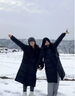零下40度500g加厚超厚長(cháng)款東北哈爾濱雪鄉女男抗寒保暖羽絨服外套 黑色-男女同款 90絨極寒保暖 單件 S 建議90-110斤 充絨量405克 曬單實(shí)拍圖
