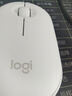 羅技（Logitech）LOGITECH PEBBLE鼠標 無線藍牙鼠標 辦公靜音鼠標 女性鼠標對稱鼠標 鵝卵石造型 米白色 曬單實拍圖