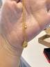 中鑫珠寶喜轉(zhuǎn)福祿黃金項鏈新中式999足金古法金葫蘆套鏈節(jié)日送禮物 5.52g 曬單實拍圖