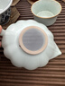 青澹汝窯知秋茶漏套裝茶葉過(guò)濾茶具配件景德鎮手工陶瓷汝瓷開(kāi)片禮盒裝 知秋茶漏  開(kāi)片可養 天青色 曬單實(shí)拍圖