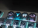 溪悅十二生肖符石鍵帽 成龍歷險(xiǎn)記全套透光符咒鍵盤配件3d打印一整套 十二生肖透光鍵帽整套（黑色） 曬單實(shí)拍圖