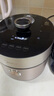 美的（Midea）低脂濃香電壓力鍋5L低音自動(dòng)排氣2200W猛火IH智能預約112KPa可調高壓鍋4-6人0涂層電飯煲S5892NF 曬單實(shí)拍圖