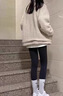 貓人 MIIOW高腰鯊魚(yú)褲冬季加絨加厚打底褲女外穿2025新款秋冬瑜伽芭比褲薄絨雅丹黑 適穿12-22度M 80-100斤可穿 曬單實(shí)拍圖