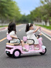 邁多熊2025新款兒童電動(dòng)車(chē)摩托車(chē)雙人三輪車(chē)可坐親子電瓶車(chē)遙控玩具汽車(chē) 【櫻花粉】雙驅大電瓶+早教音樂(lè )+遙控 曬單實(shí)拍圖