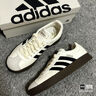 adidas T頭鞋 VL COURT復古板鞋德訓鞋男女阿迪達斯輕運動(dòng) 漢玉白/黑色/樹(shù)脂黃   36.5 曬單實(shí)拍圖