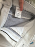 逸陽(yáng)（ESE-Y）灰白色直筒牛仔褲女2025早秋季新款彈力版型顯瘦闊腿褲子 灰白 27 曬單實(shí)拍圖