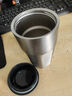 京東京造保溫杯 咖啡杯男女便攜隨行水杯實(shí)用杯子 銀灰色360ml 曬單實(shí)拍圖