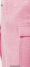 edition半身裙女秋新款設(shè)計感小眾粗花呢解構(gòu)前開衩工裝半裙 山茶紅色 M/165 曬單實拍圖