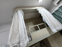 西漢（XIHAN）學(xué)生宿舍三層加厚強遮光U型雙導軌床簾紗簾0.9米床【上下鋪通用】 曬單實(shí)拍圖