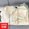 新款空氣棉睡衣女秋冬卡通可愛(ài)兔兔夾層郁金香長(cháng)袖加厚家居服套裝 套VV3319 2XL 【建議130-145斤】 曬單實(shí)拍圖