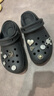 crocs卡駱馳厚底云朵洞洞鞋七夕禮物|206750 黑色-001 36/37(230mm) 曬單實拍圖