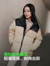 波司登（BOSIDENG）冬季羽絨服男女情侶款短款運動立領新國標90絨時尚百搭外套 日出沙丘7A41 L 170/92A 曬單實拍圖