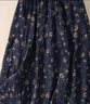 夏季女裝花半身裙子松緊腰休閑顯瘦遮肉碎花口袋高腰a字裙潮 藏青色 5XL 【建議150-160斤】 曬單實(shí)拍圖