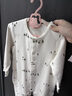 babylove嬰兒連體衣春秋季加厚哈衣爬服男女寶寶簡(jiǎn)約保暖衣服雪林松語(yǔ) 雪林松語(yǔ) 90cm 曬單實(shí)拍圖