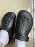 卡駱馳（CROCS）貝雅云彩女士洞洞鞋戶(hù)外休閑鞋|208186 黑色-001(含智必星) 36 (230mm) 37 曬單實(shí)拍圖