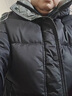 名郎 MELLEN高端品牌鵝絨羽絨服男中長款極寒厚保暖冬季外套連帽防寒服男裝 黑色 XL /180 【140-160斤】 曬單實拍圖