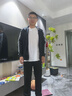 阿迪達斯 （adidas）運動套裝男秋季外套長褲兩件套跑步運動套裝 黑白（直筒褲） XL 曬單實拍圖