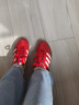 阿迪達(dá)斯（adidas）三葉草男女鞋GAZELLE INDOOR低幫休閑鞋IF1808紅白35.5 曬單實拍圖