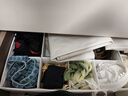 宜家（IKEA）SKUBB思庫(kù)布儲(chǔ)物盒收納盒內(nèi)衣收納分層分類袋衣柜臥室學(xué)生宿舍 白色儲(chǔ)物盒帶格44x34x11cm 曬單實(shí)拍圖
