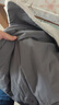 森馬（Semir）牛仔外套女拼接仿兔毛翻領(lǐng)寬松潮流港風(fēng)冬季落肩夾棉夾克復古 紫色調00377 XL 曬單實(shí)拍圖