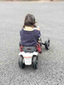 倍貝樂(lè)兒童卡丁車6-12歲電動(dòng)車3-10歲折疊小孩玩具車四輪可坐人四驅(qū)車 標(biāo)配白【大電瓶+燈光音樂(lè)+自駕】 曬單實(shí)拍圖