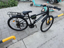 WELLCLS山地自行車(chē)成人學(xué)生鋁合金單車(chē)變速青少年公路越野男女士賽車(chē)騎行 【性?xún)r(jià)比爆款】輻條輪鋼架曜石黑 26寸21速【適合：160-180cm】 曬單實(shí)拍圖